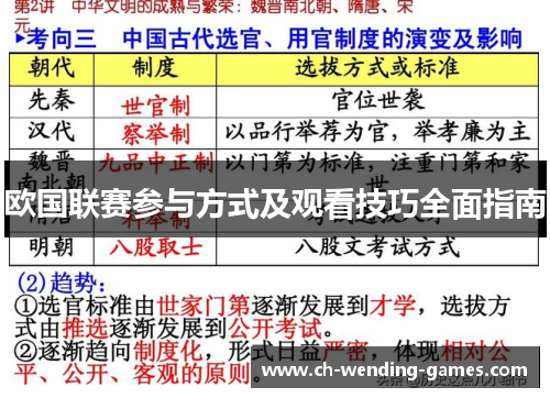 欧国联赛参与方式及观看技巧全面指南
